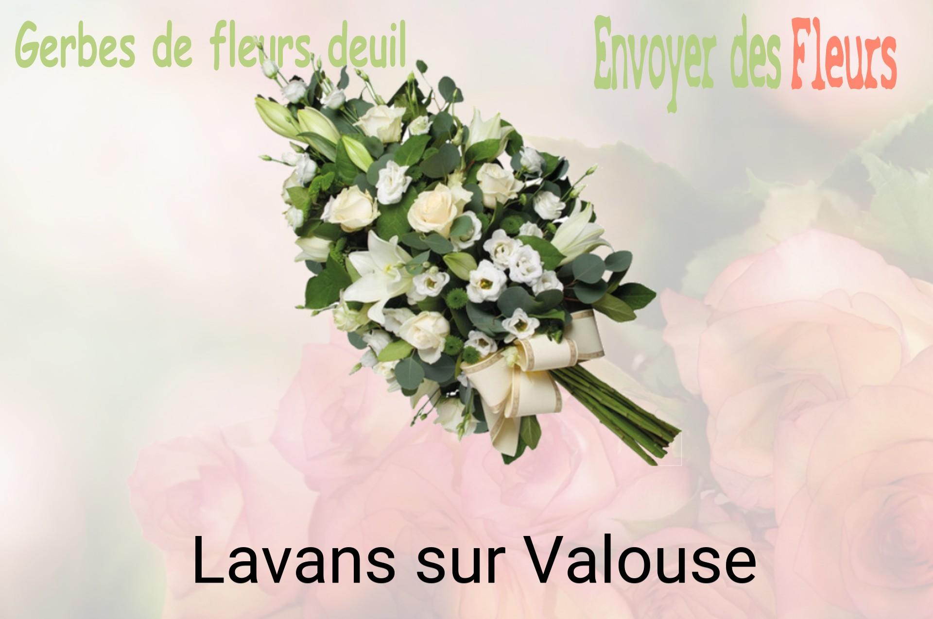 Gerbe de fleurs de deuil livrée à Lavans-sur-Valouse